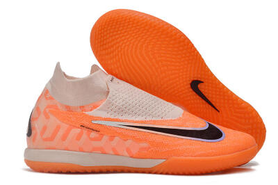 Nike Phantom GX Elite DF IC Indoor & Futsal Soccer Shoes - Pink/Black/Purple