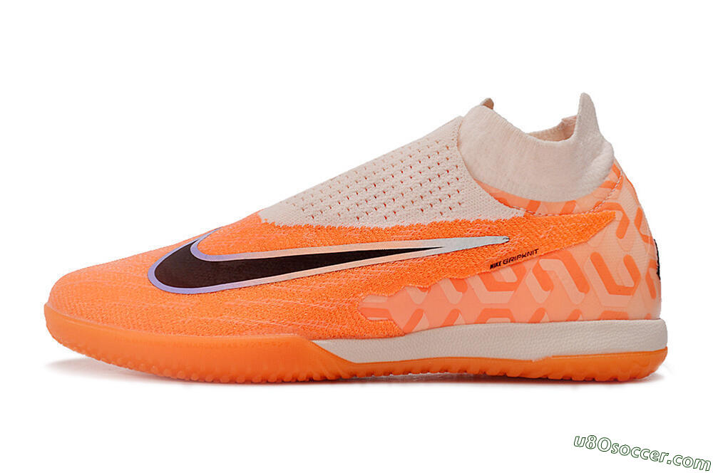 Nike Phantom GX Elite DF IC Indoor & Futsal Soccer Shoes - Pink/Black/Purple 2