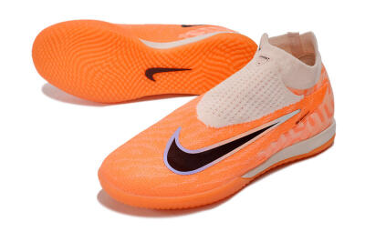 Nike Phantom GX Elite DF IC Indoor & Futsal Soccer Shoes - Pink/Black/Purple