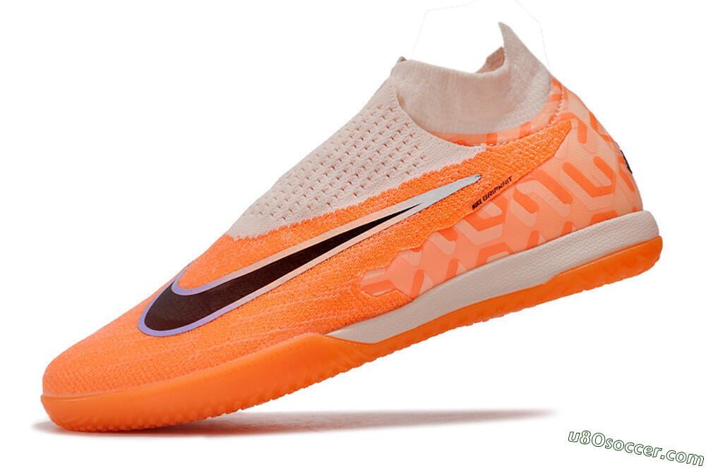 Nike Phantom GX Elite DF IC Indoor & Futsal Soccer Shoes - Pink/Black/Purple 5