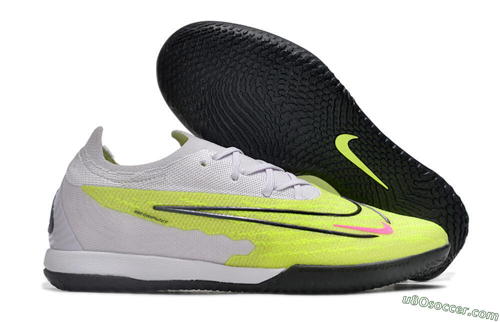 Nike Phantom GX Elite IC Indoor & Futsal Soccer Shoes - Yellow/Grey/Red/Black 1