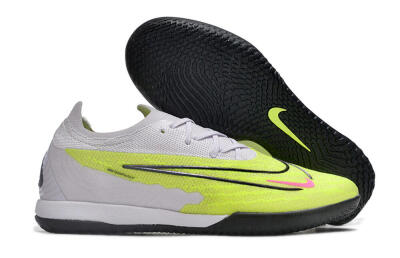 Nike Phantom GX Elite IC Indoor & Futsal Soccer Shoes - Yellow/Grey/Red/Black