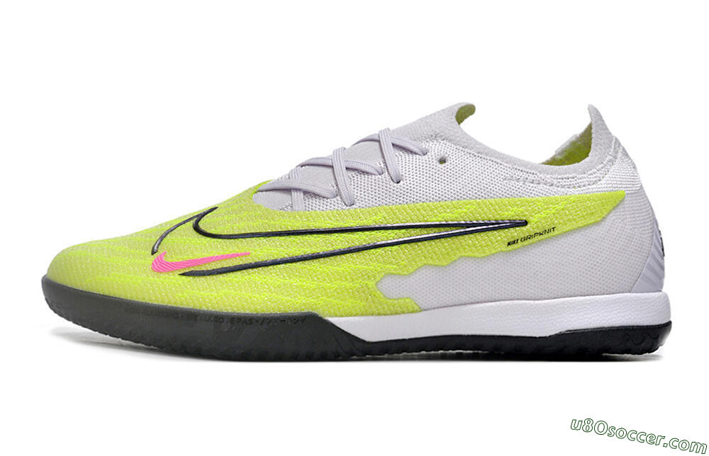 Nike Phantom GX Elite IC Indoor & Futsal Soccer Shoes - Yellow/Grey/Red/Black 2