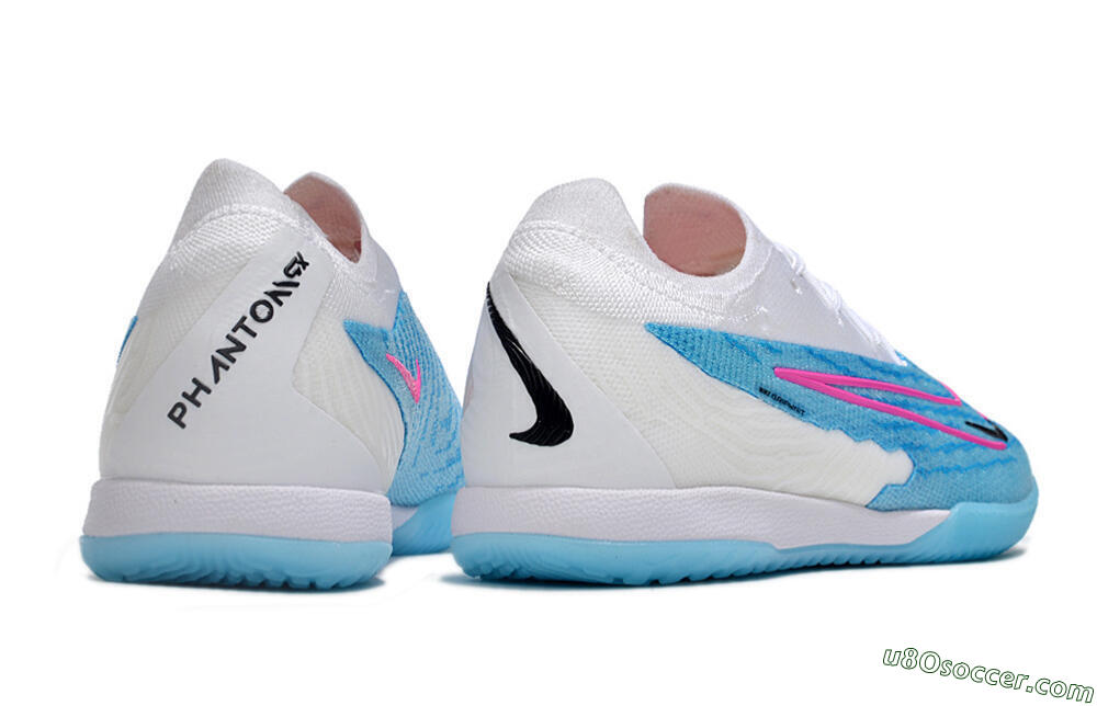 Nike Phantom GX Elite IC Indoor & Futsal Soccer Shoes - Blue/White/Pink 6