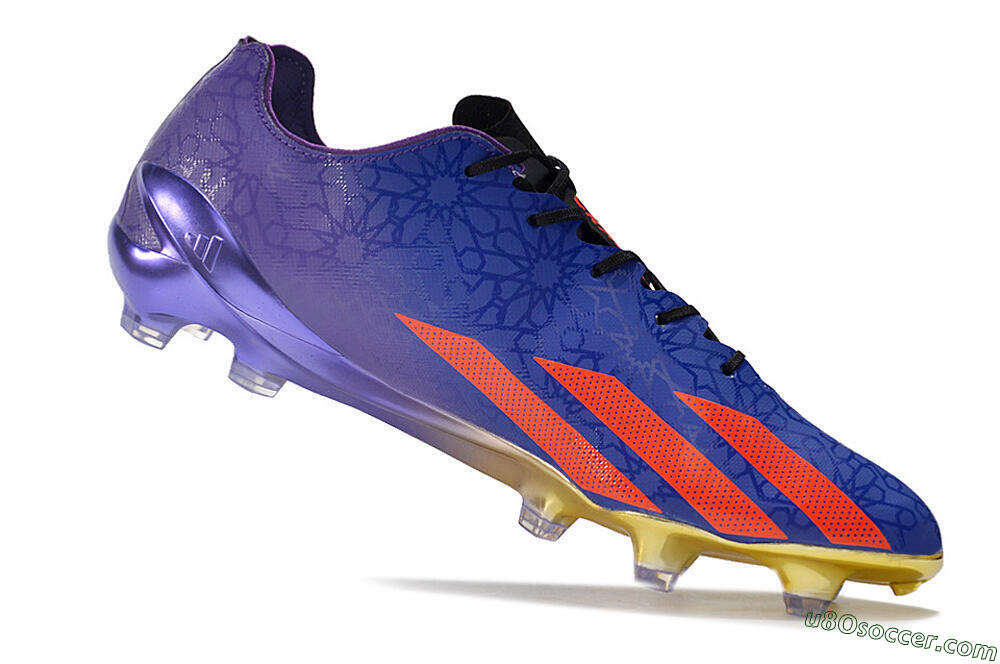 Adidas X Crazyfast.1 FG Firm Ground Soccer Cleats - Blue/Purple/Red 4