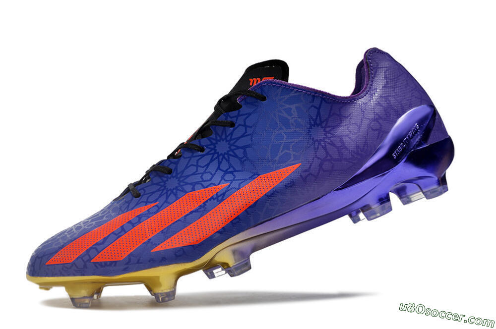 Adidas X Crazyfast.1 FG Firm Ground Soccer Cleats - Blue/Purple/Red 5