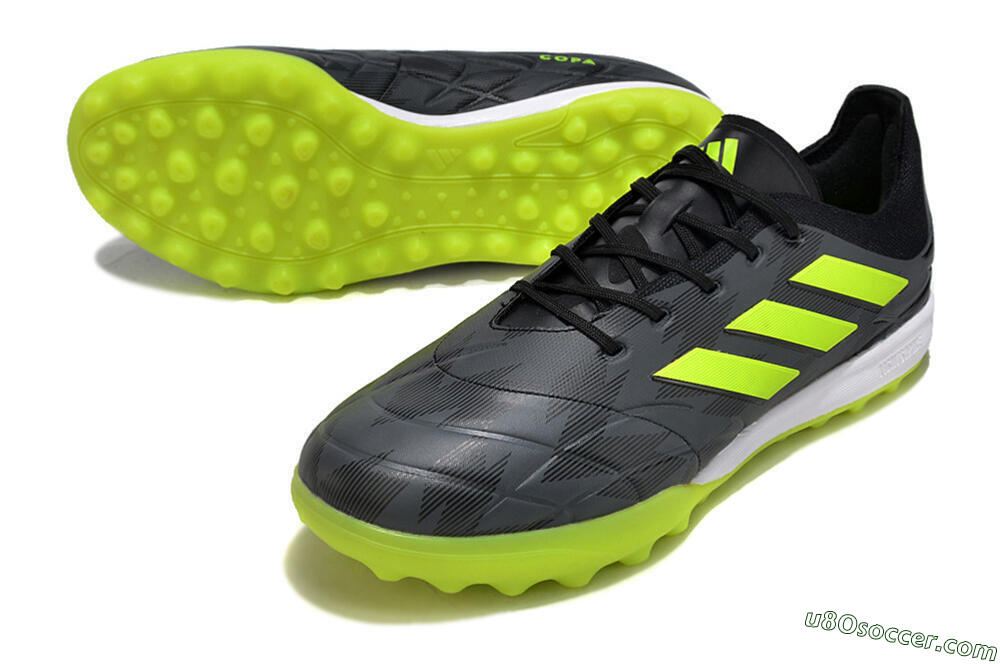 Adidas Copa Pure.3 TF Artificial Turf Soccer Shoes - Black/Yellow/White 3