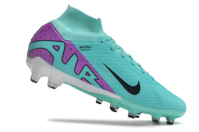 Nike Air Zoom Mercurial Superfly 9 Elite AG Artificial Grass Soccer Cleats - Blue/Purple/Black
