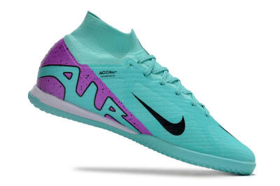 Nike Air Zoom Mercurial Superfly 9 Elite IC Indoor & Futsal Soccer Shoes - Blue/Purple/Black