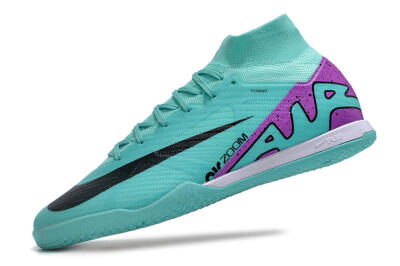 Nike Air Zoom Mercurial Superfly 9 Elite IC Indoor & Futsal Soccer Shoes - Blue/Purple/Black