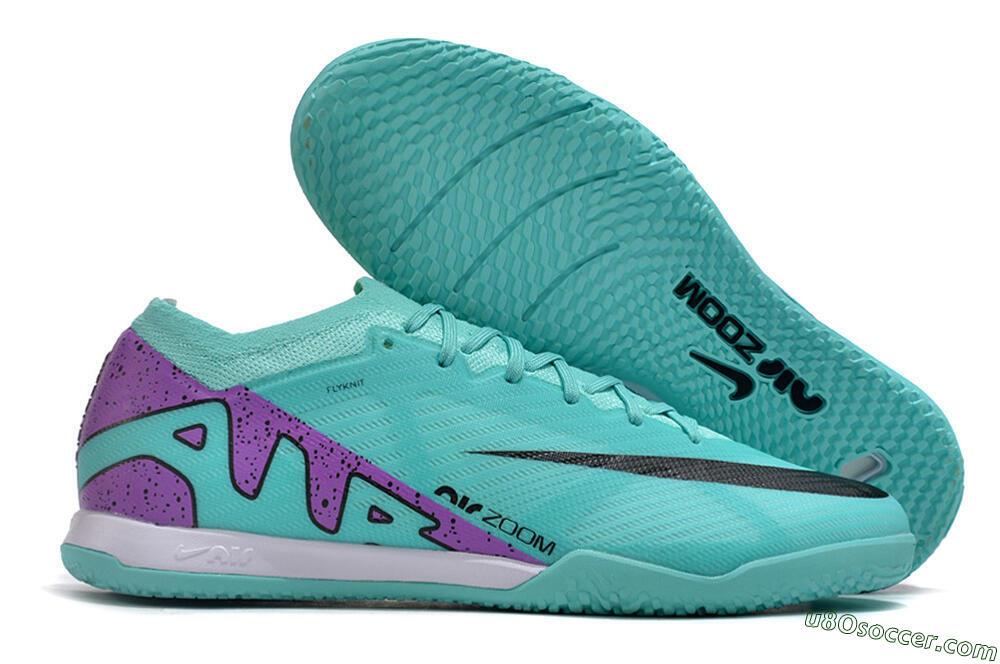 Nike Air Zoom Mercurial Vapor 15 Elite IC Indoor & Futsal Soccer Shoes - Blue/Purple/Black 1