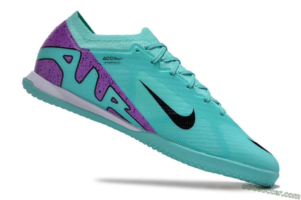 Nike Air Zoom Mercurial Vapor 15 Elite IC Indoor & Futsal Soccer Shoes - Blue/Purple/Black 4