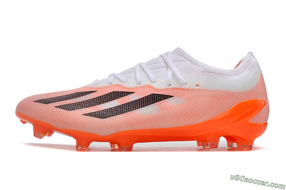 Adidas X Crazyfast.1 FG Firm Ground Soccer Cleats - White/Red/Black 2