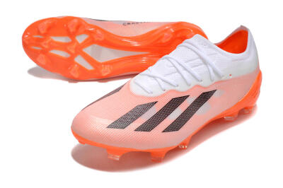 Adidas X Crazyfast.1 FG Firm Ground Soccer Cleats - White/Red/Black