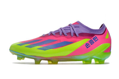 Adidas X Speedportal .1 2022 World Cup Boots FG Firm Ground Soccer Cleats - Pink/Purple/Blue/Green