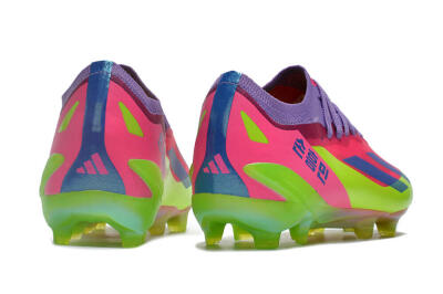 Adidas X Speedportal .1 2022 World Cup Boots FG Firm Ground Soccer Cleats - Pink/Purple/Blue/Green