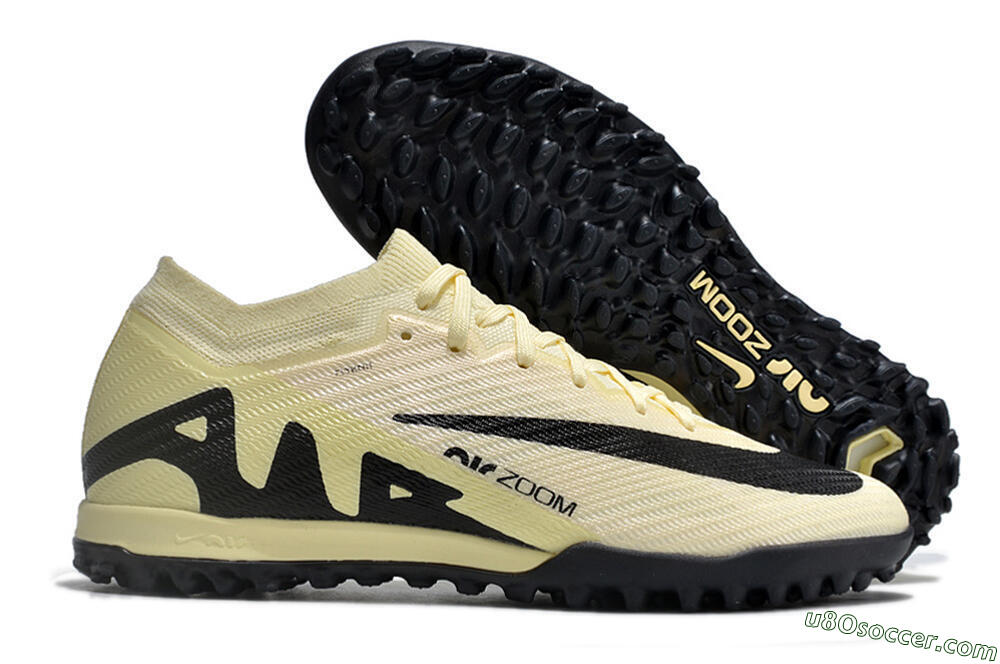 Nike Air Zoom Mercurial Vapor 15 Elite TF Artificial Turf Soccer Shoes - Beige/Black 1