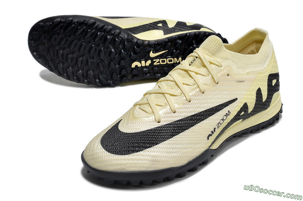 Nike Air Zoom Mercurial Vapor 15 Elite TF Artificial Turf Soccer Shoes - Beige/Black 3