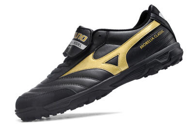 Mizuno Morelia Classic TF Artificial Turf Soccer Shoes - Black/Gold