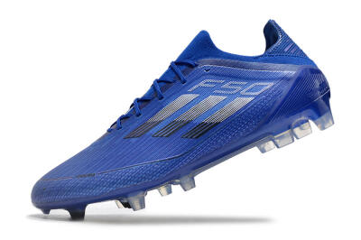 Adidas F50 Adizero FG Firm Ground Soccer Cleats - Blue/Silver/Black
