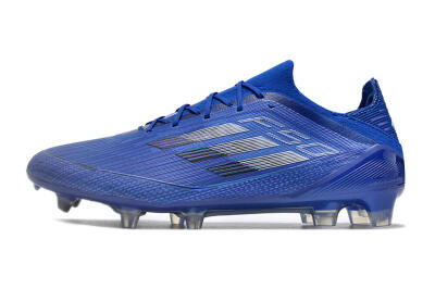 Adidas F50 Adizero FG Firm Ground Soccer Cleats - Blue/Silver/Black