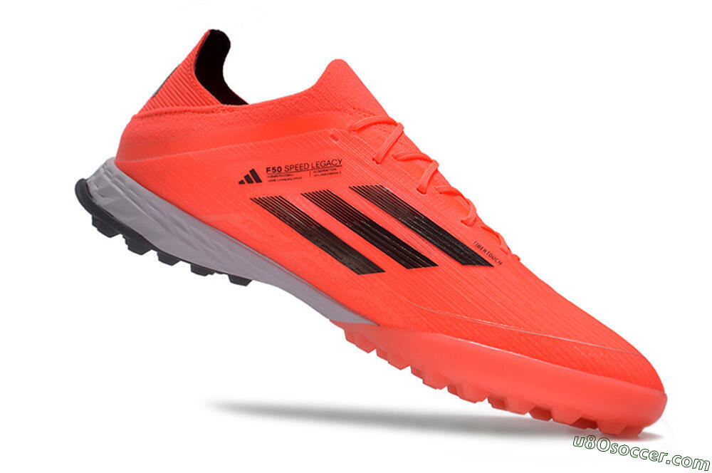 Adidas F50 Adizero TF Artificial Turf Soccer Shoes - Red/Black 4