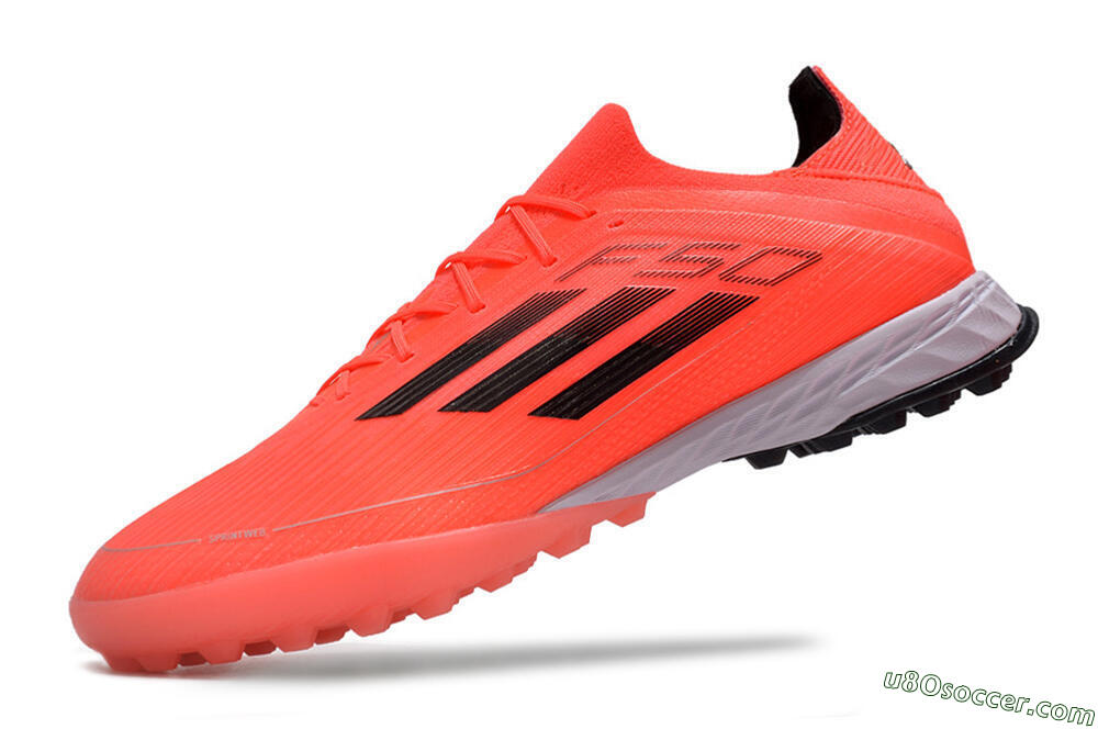 Adidas F50 Adizero TF Artificial Turf Soccer Shoes - Red/Black 5