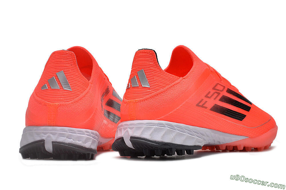 Adidas F50 Adizero TF Artificial Turf Soccer Shoes - Red/Black 6