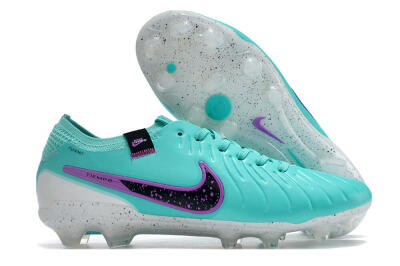 Nike Tiempo Legend 10 Elite FG Firm Ground Soccer Cleats - Blue/Black/Purple
