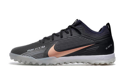 Nike Air Zoom Mercurial Vapor 15 Pro TF Artificial Turf Soccer Shoes - Black/Gold/White