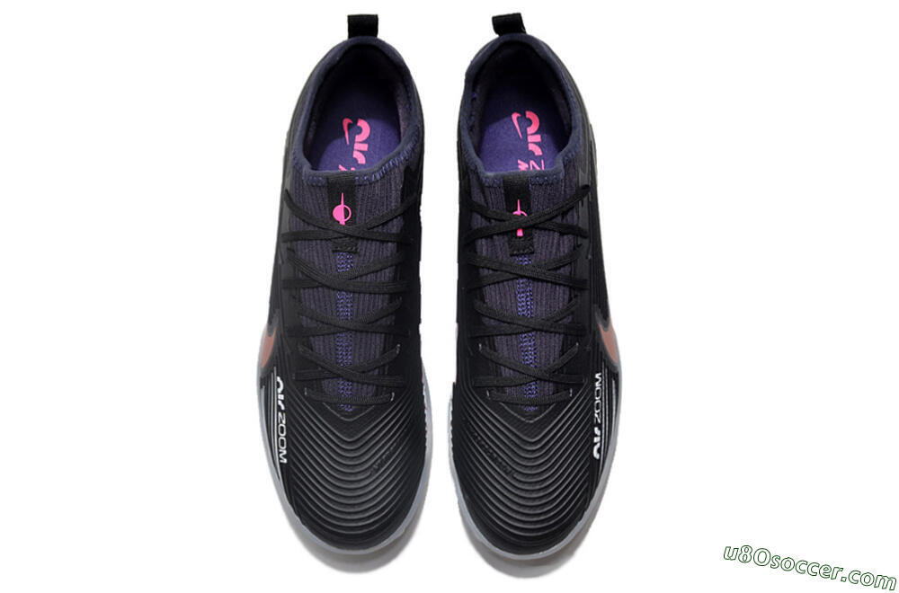 Nike Air Zoom Mercurial Vapor 15 Pro TF Artificial Turf Soccer Shoes - Black/Gold/White 4