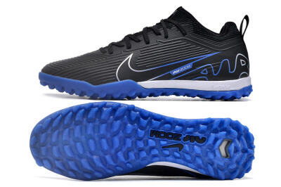 Nike Air Zoom Mercurial Vapor 15 Pro TF Artificial Turf Soccer Shoes - Black/White/Blue