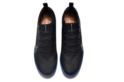 Nike Air Zoom Mercurial Vapor 15 Pro TF Artificial Turf Soccer Shoes - Black/White/Blue