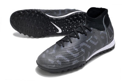 Nike Phantom Luna Elite NU TF Artificial Turf Soccer Shoes - Black/Grey/White