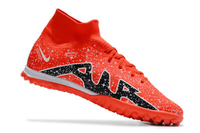 Nike Air Zoom Mercurial Superfly 9 Elite TF Artificial Turf Soccer Shoes - Red/White/Black