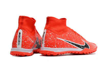 Nike Air Zoom Mercurial Superfly 9 Elite TF Artificial Turf Soccer Shoes - Red/White/Black