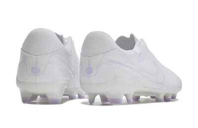 Nike Tiempo Legend 10 Academy FG Firm Ground Soccer Cleats - White/Purple