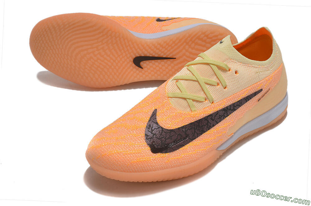 Nike Phantom GX Elite IC Indoor & Futsal Soccer Shoes - Orange/Pink/Black 3