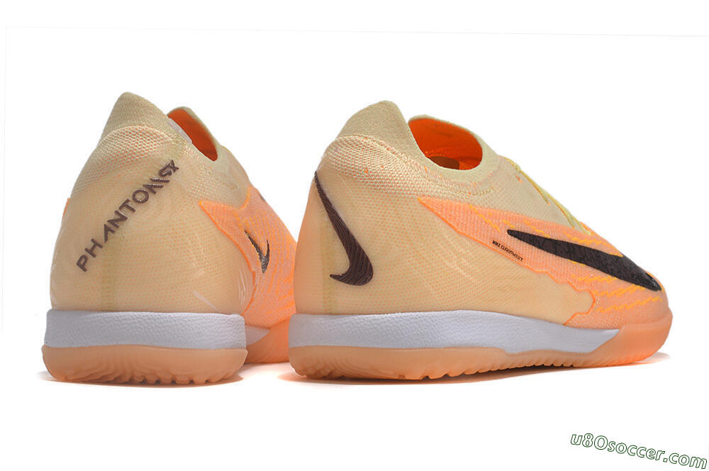 Nike Phantom GX Elite IC Indoor & Futsal Soccer Shoes - Orange/Pink/Black 6