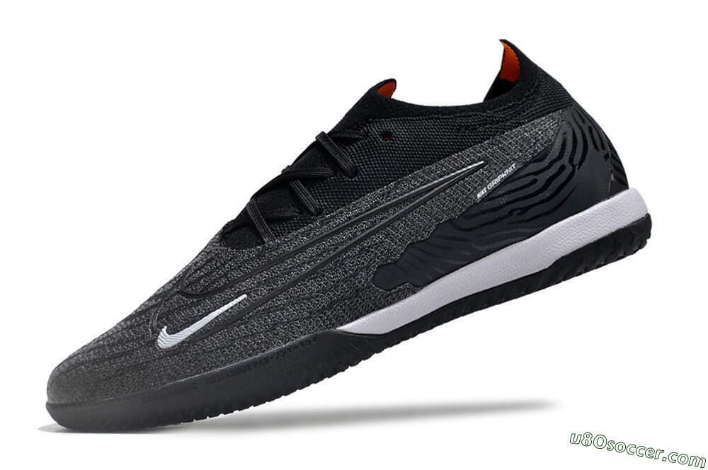 Nike Phantom GX Elite IC Indoor & Futsal Soccer Shoes - Grey/Black/White 5