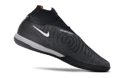 Nike Phantom GX Elite DF Link IC Indoor & Futsal Soccer Shoes - Grey/Black/White