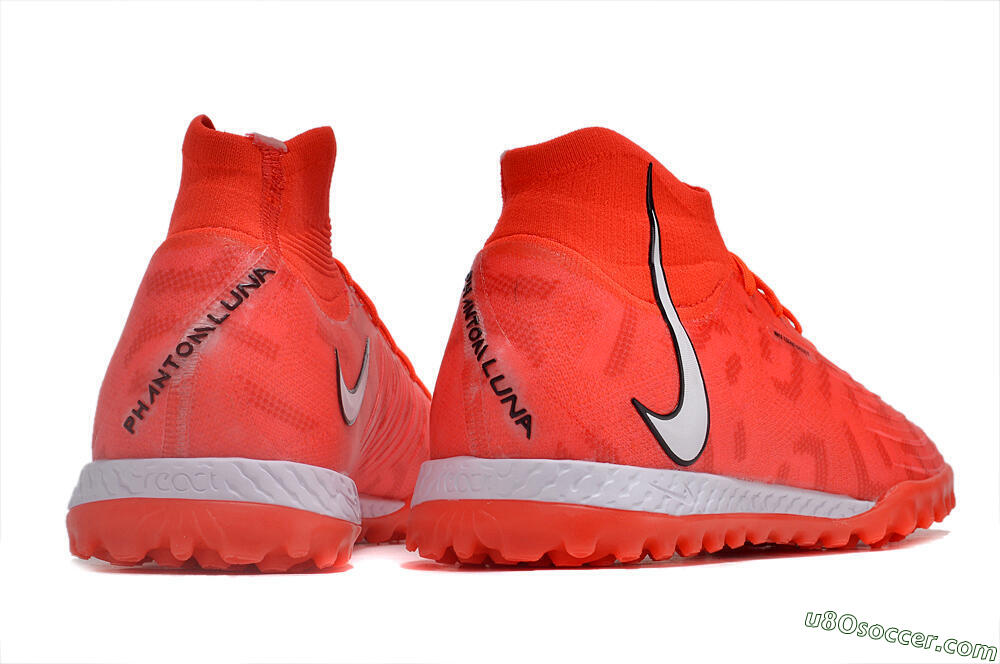 Nike Phantom GX DF Elite TF Artificial Turf Soccer Shoes - Red/Silver/Black 6