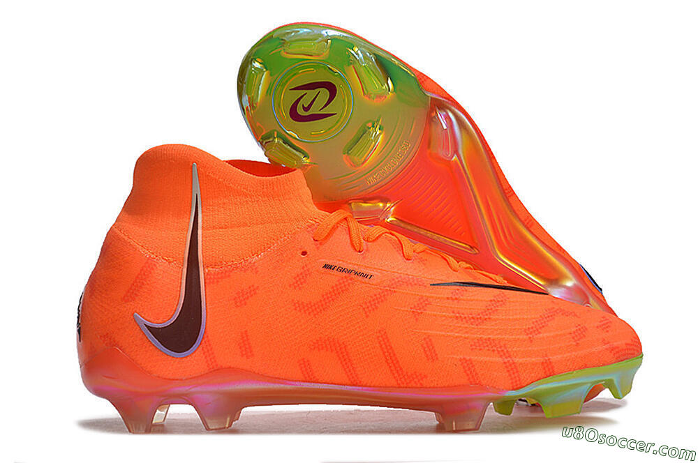 Nike Phantom Luna Elite FG Firm Ground Soccer Cleats - Orange/Black/Purple 1