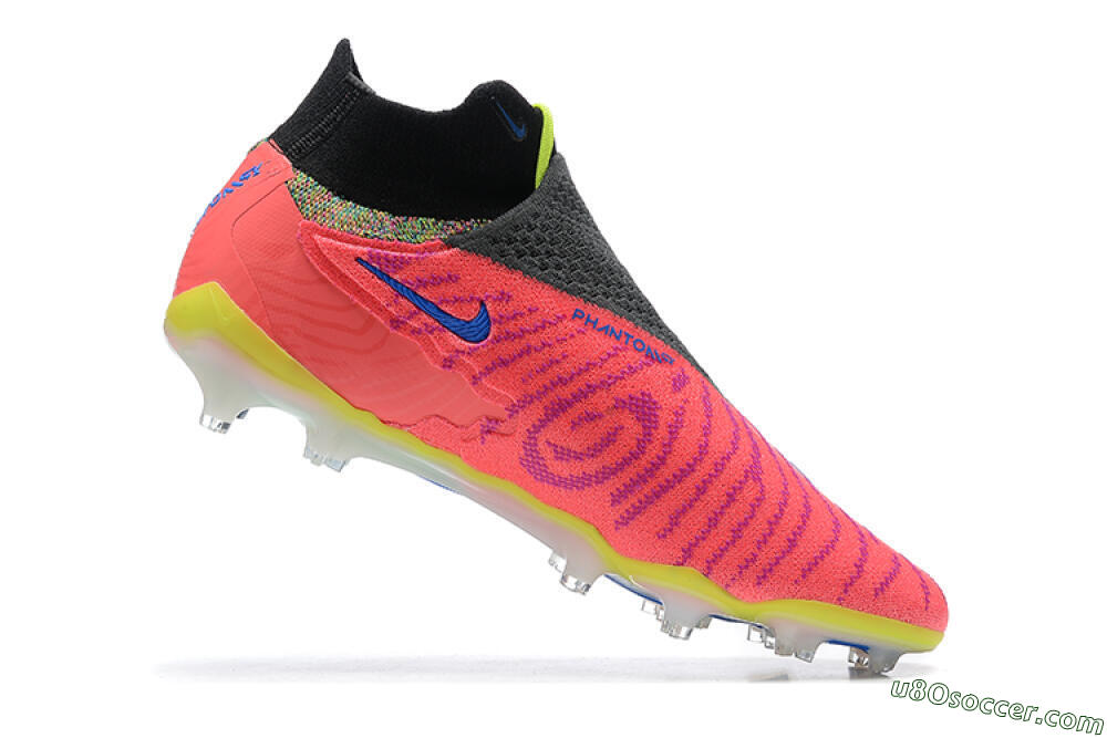 Nike Phantom GX Elite DF FG Firm Ground Soccer Cleats - Red/Blue/Yellow/Black 6