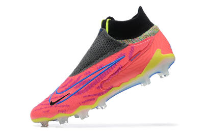 Nike Phantom GX Elite DF FG Firm Ground Soccer Cleats - Red/Blue/Yellow/Black