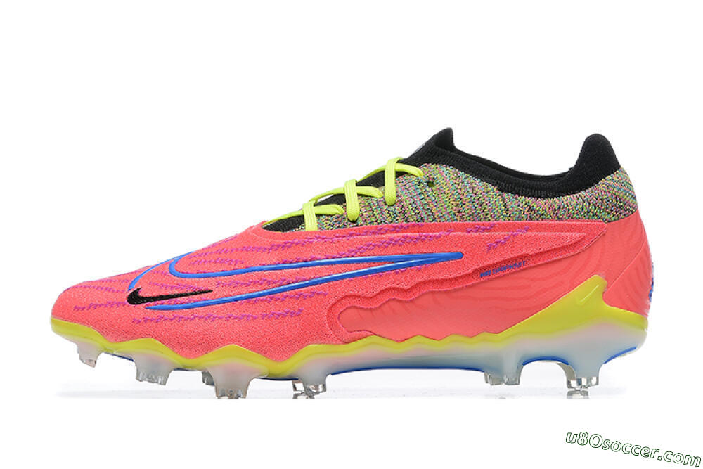 Nike Phantom GX Elite FG Firm Ground Soccer Cleats - Red/Blue/Yellow/Black 2