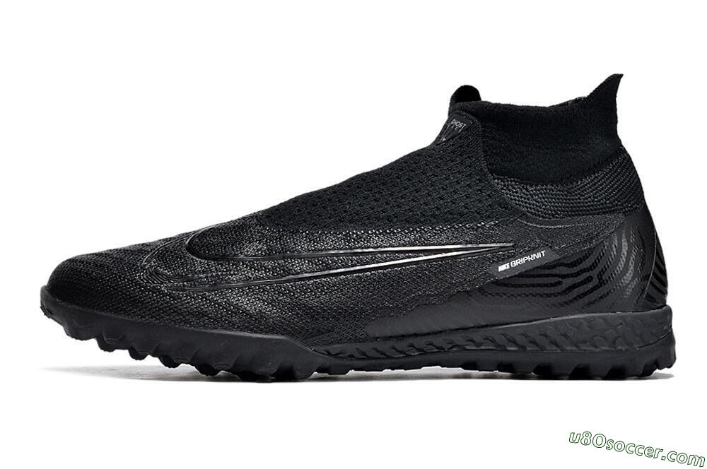 Nike Phantom GX DF Elite TF Artificial Turf Soccer Shoes - Black/White 2