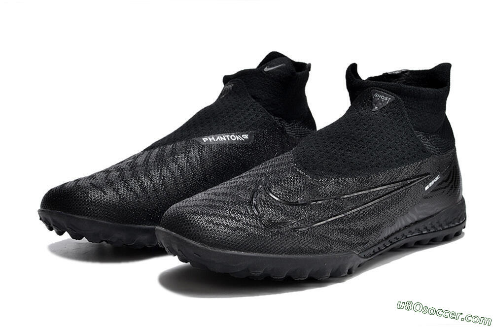 Nike Phantom GX DF Elite TF Artificial Turf Soccer Shoes - Black/White 5