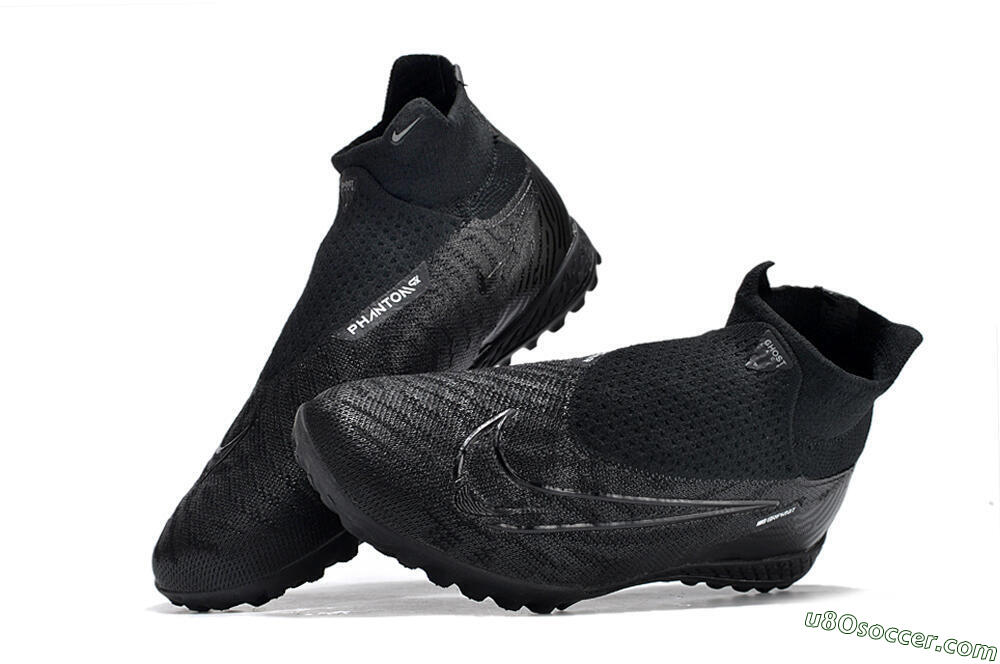 Nike Phantom GX DF Elite TF Artificial Turf Soccer Shoes - Black/White 6