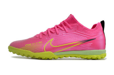 Nike Air Zoom Mercurial Vapor 15 Pro TF Artificial Turf Soccer Shoes - Pink/Yellow/Green/Black